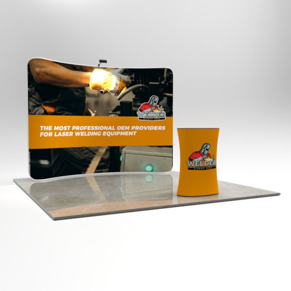 Compact yet impactful portable trade show displays for maximum exposure