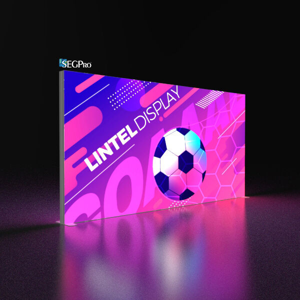 Elevate your brand with the sleek design of Sego modular lightbox display