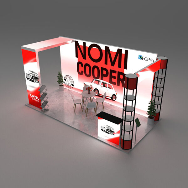 Set the stage for success with a professional light box exhibit presentation