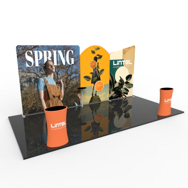 Streamlining the process of assembling and disassembling a portable booth.