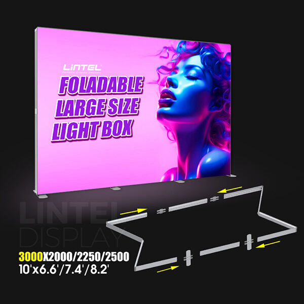 Customizable fabric light box frames for any space or occasion