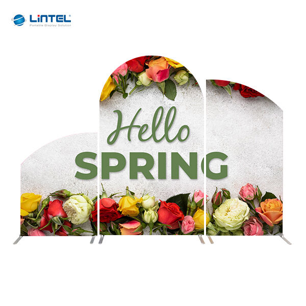 Create a Mesmerizing Look with Half Arch Backdrops for Your Wedding