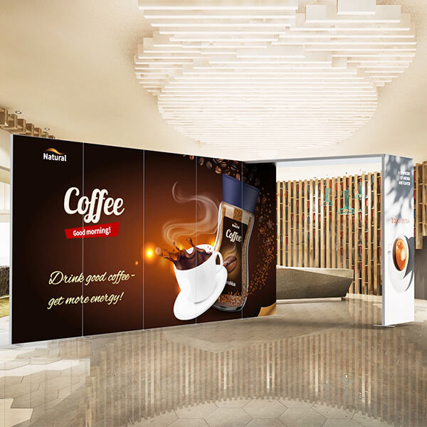 Customize your booth with Flextile Pop up Displays