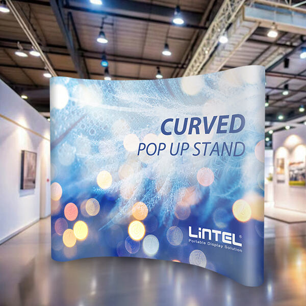 Make a Statement with a Curved Pop Up Banner