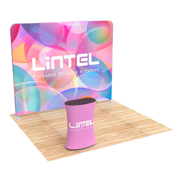 Showcase your products and services with a versatile booth display stand
