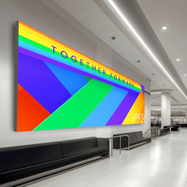 Enhance your marketing efforts with an easy-to-install wall-mounted SEG light box