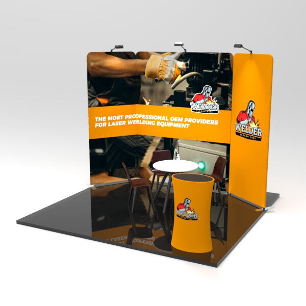 Draw in more attendees with interactive and engaging trade show display graphics.