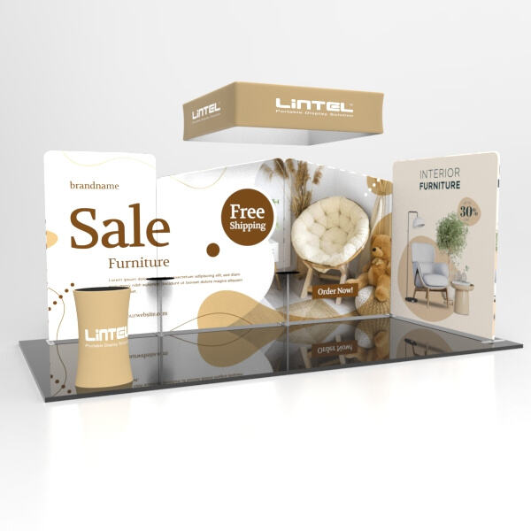 Enhance your brand presence with modular exhibit booths