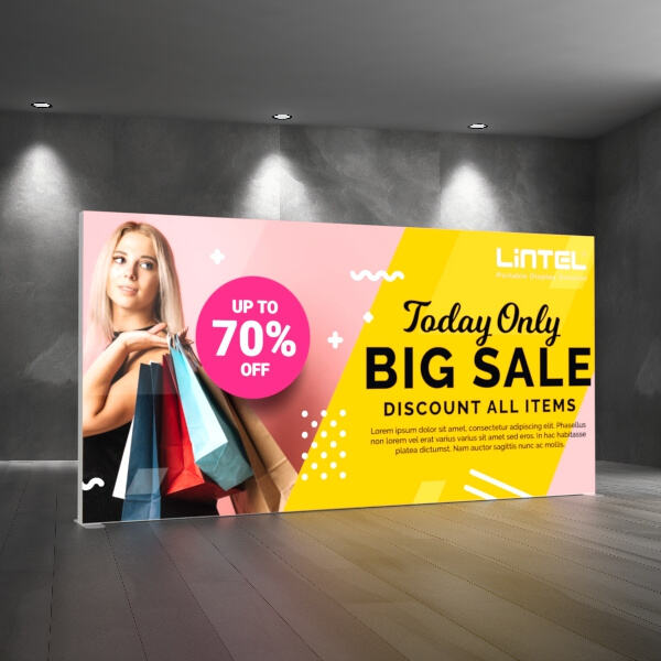 Stick ut med levande och uppmärksamhetsdragande displayytor