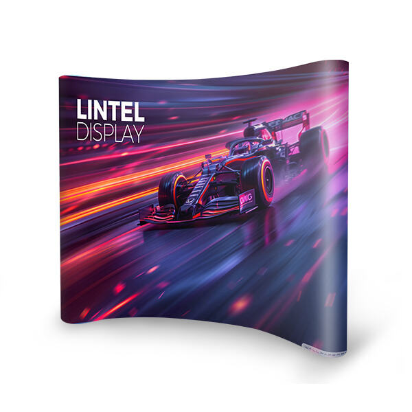 Create a Memorable Trade Show Exhibit with a Curved Pop Up Display Stand
