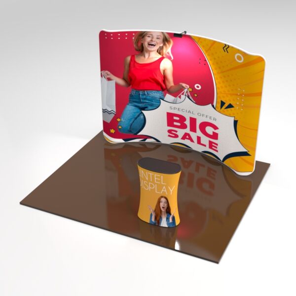 Maximize your exhibit space with our 10x10 booth kit solutions