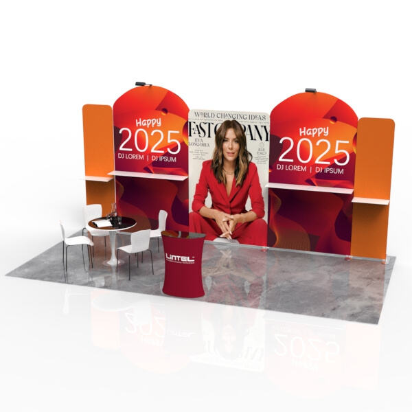 Create a professional and impactful display with a portable exhibition stand