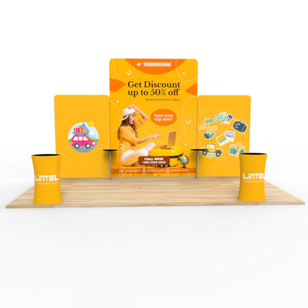 Stand out with customizable portable exhibit displays