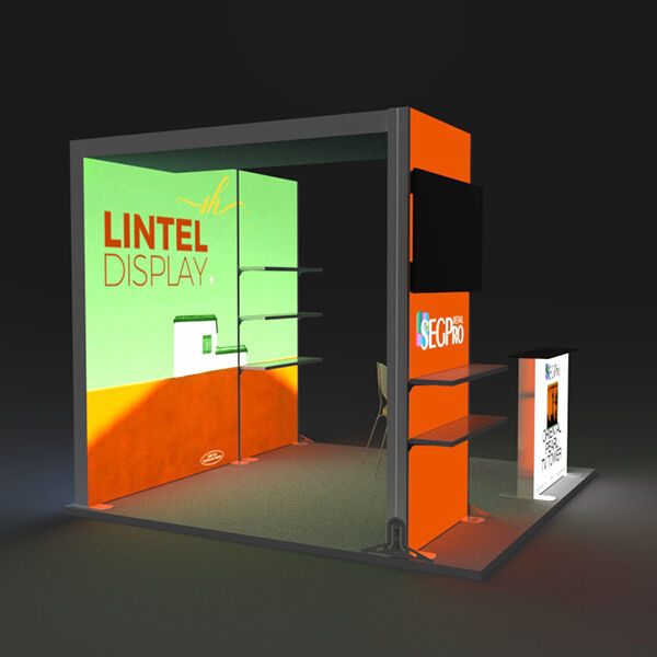 Elevate your brand with a professionally-lit exhibition stand light box
