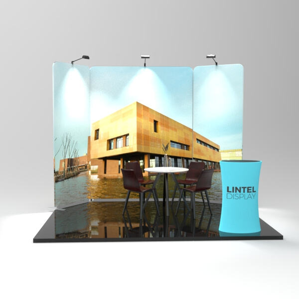 Enhance your brand visibility with banner stands designed for trade show exhibitions
