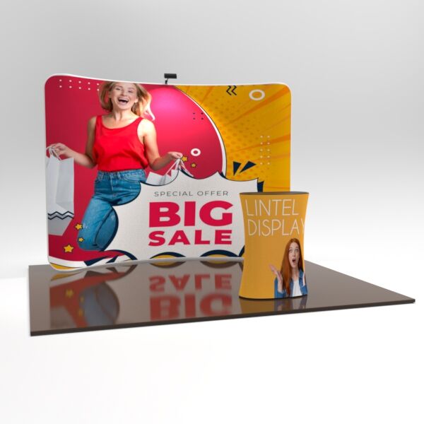 Stand out from the crowd with our 10x10 booth kit design