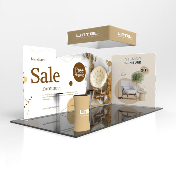 Cost-effective solutions for trade show displays with modular exhibit booths.