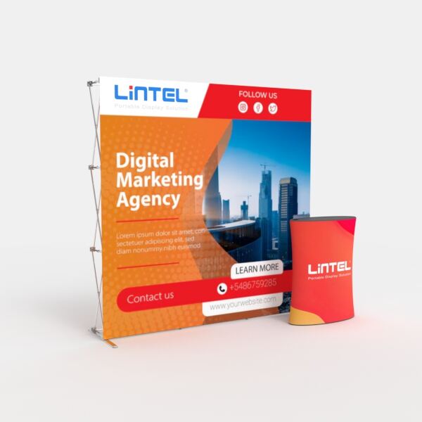 Impress Your Audience with a Custom 3x3 Pop Up Display