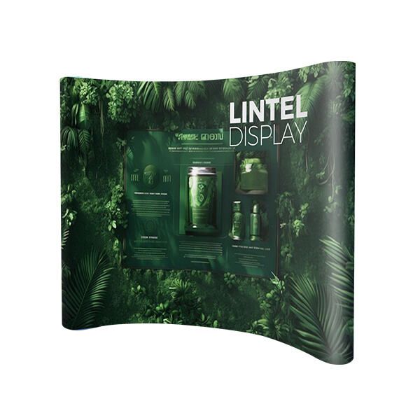 Valorisez votre marque avec un stand pop-up courbé