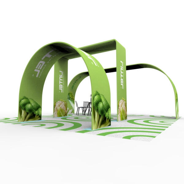 Captivating Prospects with a 10x10 Trade Show Booth Design