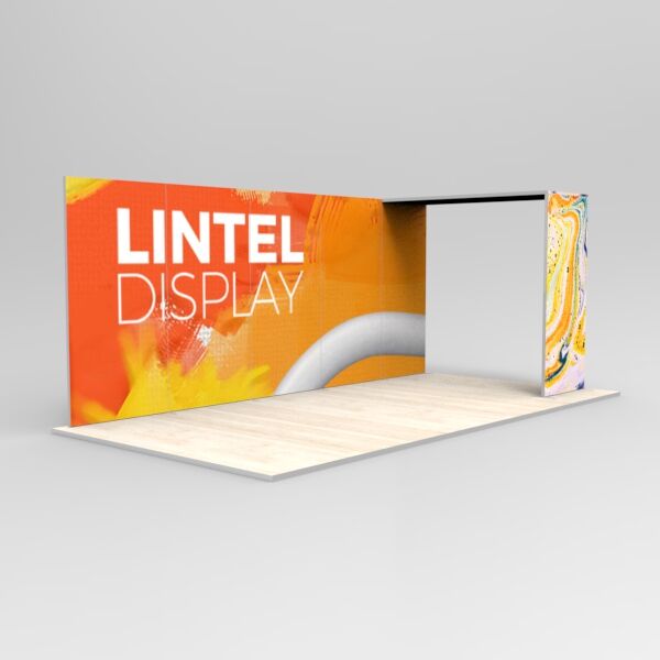 Lightweight and easy to install - perfect for trade shows and events