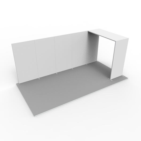 Easily create custom configurations with Flextile's versatile no-lock system.