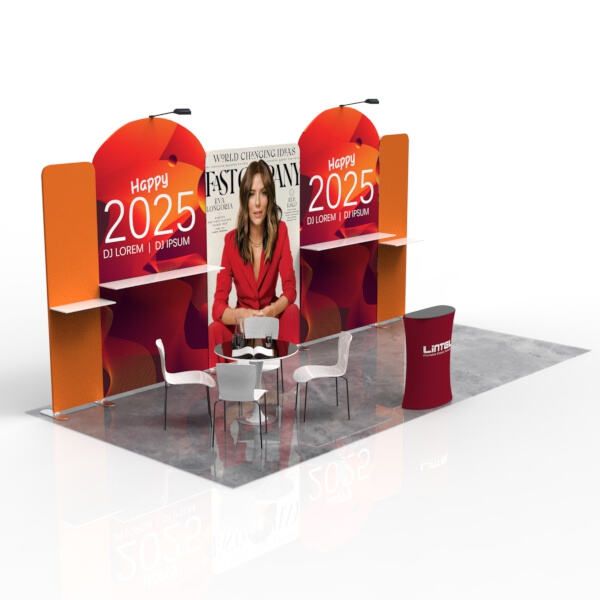 Stand out from the crowd at trade shows with a portable exhibition stand