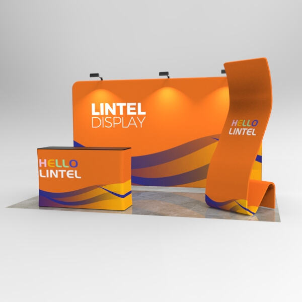 Show off your brand's personality with custom booth features