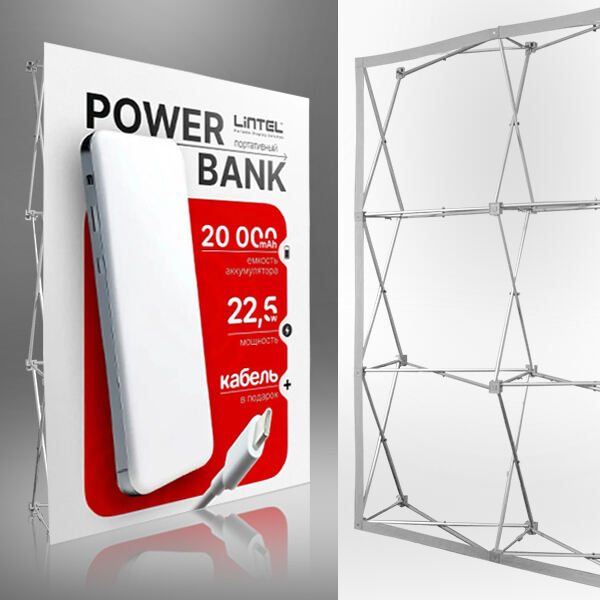 Create a Lasting Impression with Vibrant Tension Fabric Display Pop Up Stand