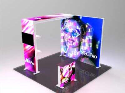 SEGPRO Folding Pop Up LED Fabric Lightbox Display