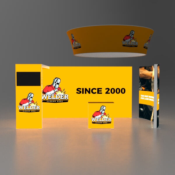 Make a Bold Statement with a Backlit Trade Show Display