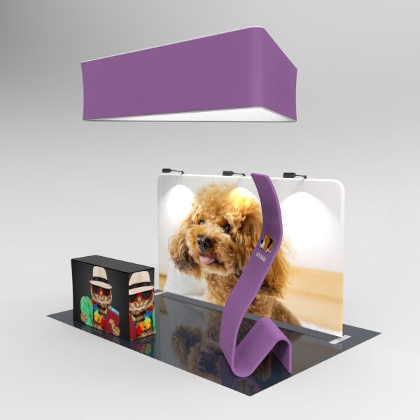 Elevate your brand with eye-catching fabric booths