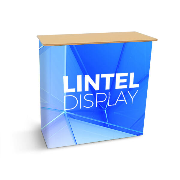 Sturdy and Lightweight Pop-Up Display Counter