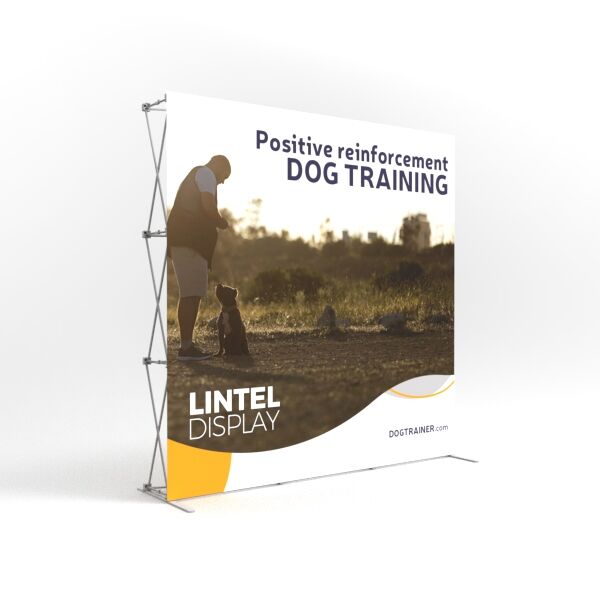 Impress your audience with a high-quality 8x8 pop up banner.