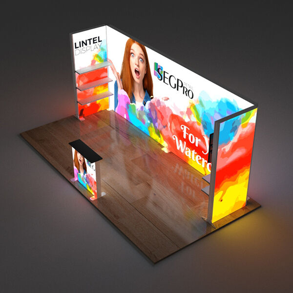 Make a powerful statement with a dynamic light box exhibi