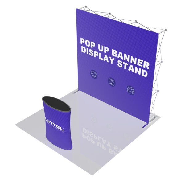 Portable and Lightweight Pop Up Banner Display Stands for On-the-Go Marketing