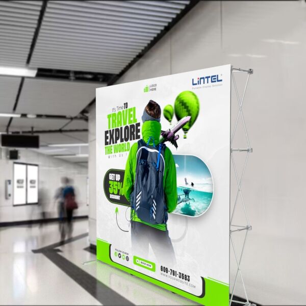 Strengthen your marketing game with high-quality popup banner printing!