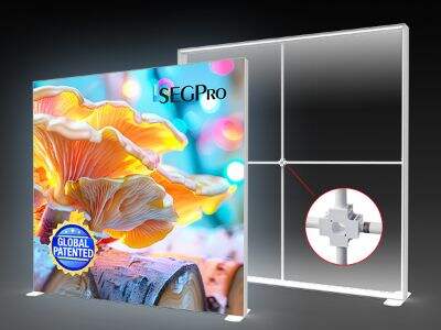 ¿Qué es el expositor modular de luz RGB con marco?