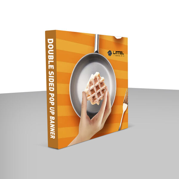 Dobbeltsidede pop-up-bannere for reklamemæssig succes