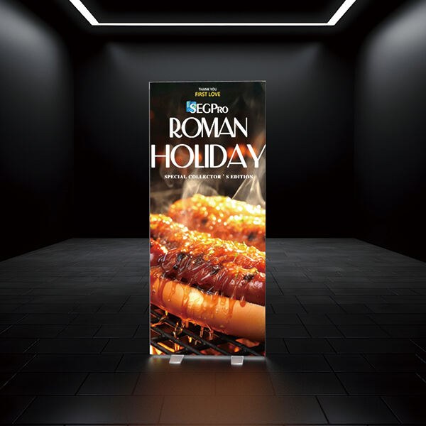 Attract Customers' Attention with our Energy-efficient LED Light Box Display Stand!