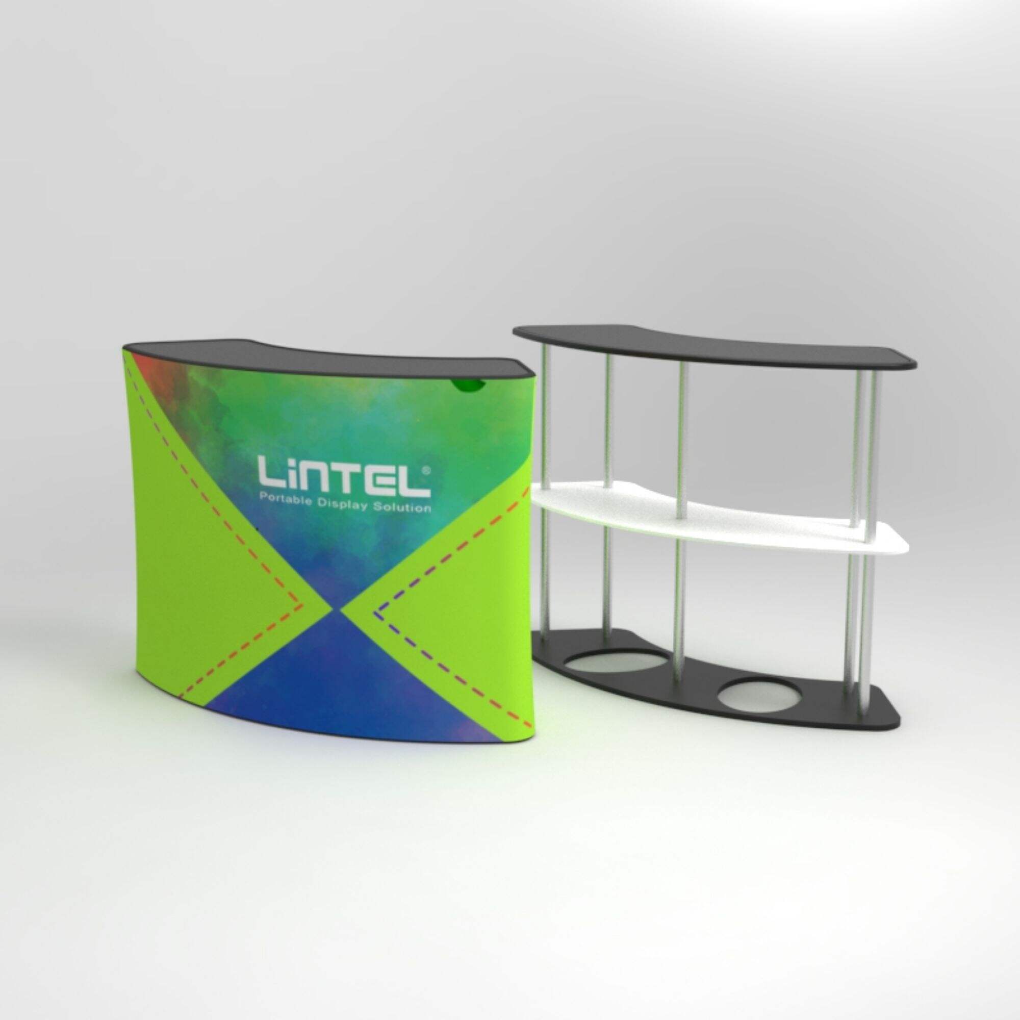 Exhibit Tension Fabric Reception Table LT-24B3