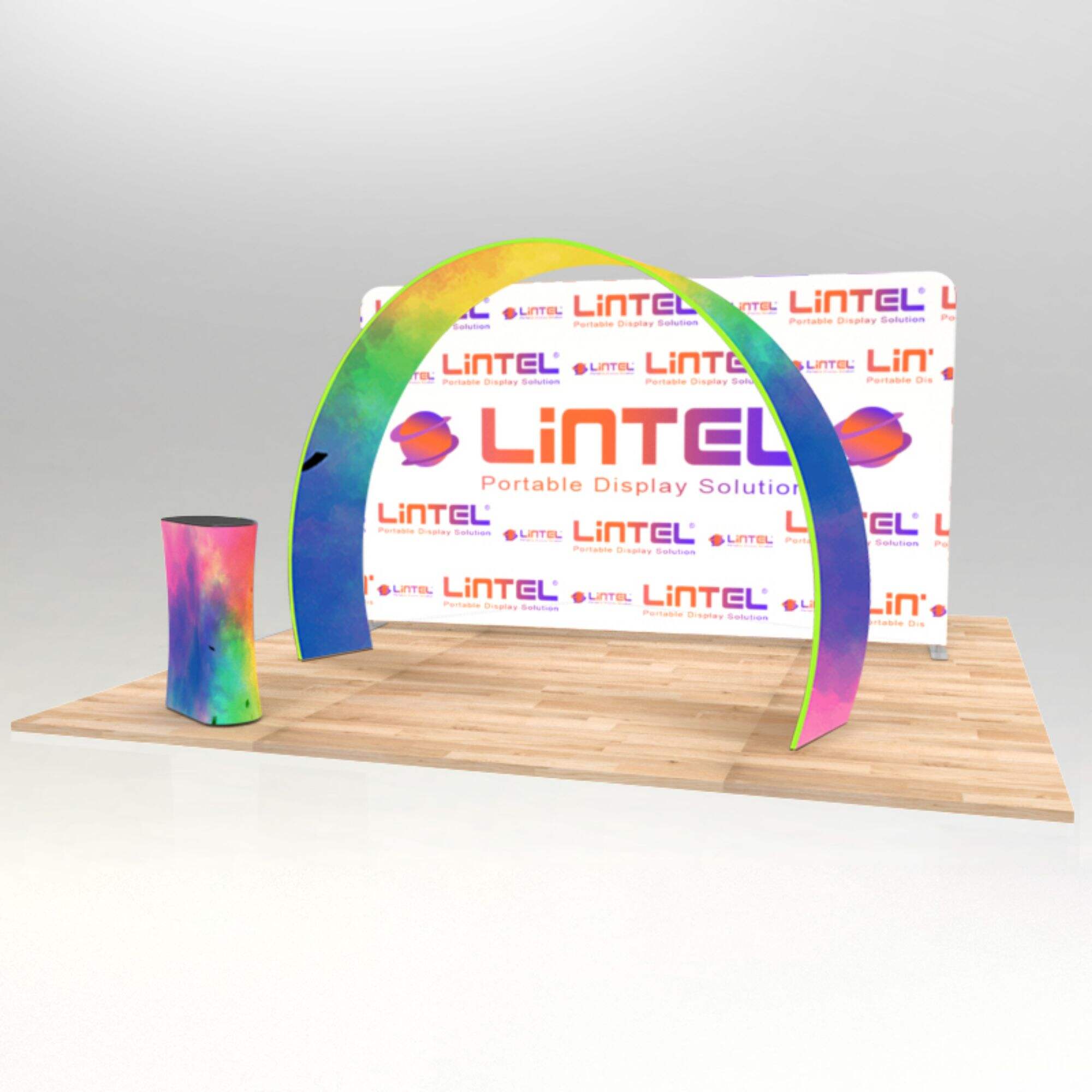 Exhibit Tension Fabric Arch Display LT-24G5