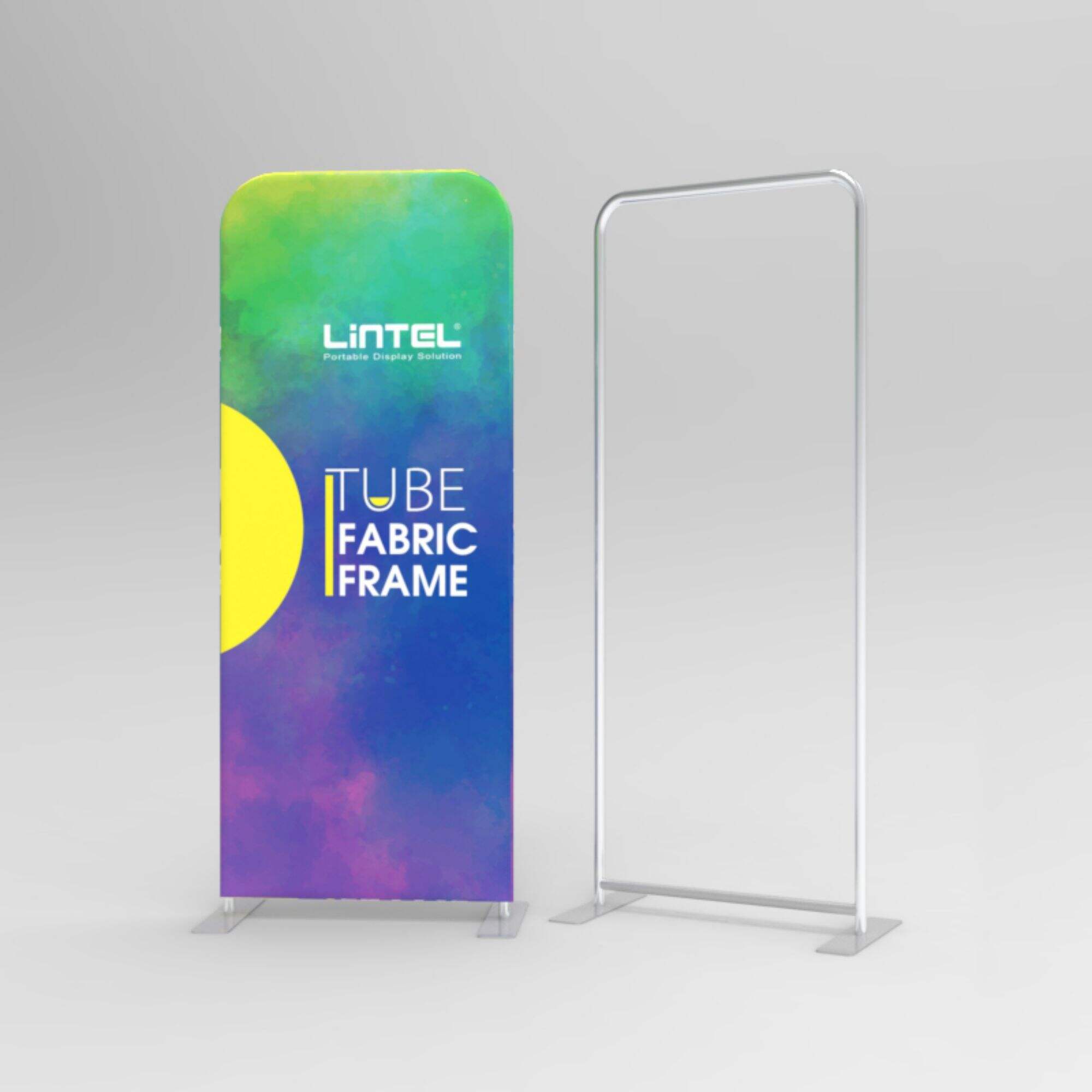 ZE Tube Retail Fabric Banner Stand LT-24Q1-T1