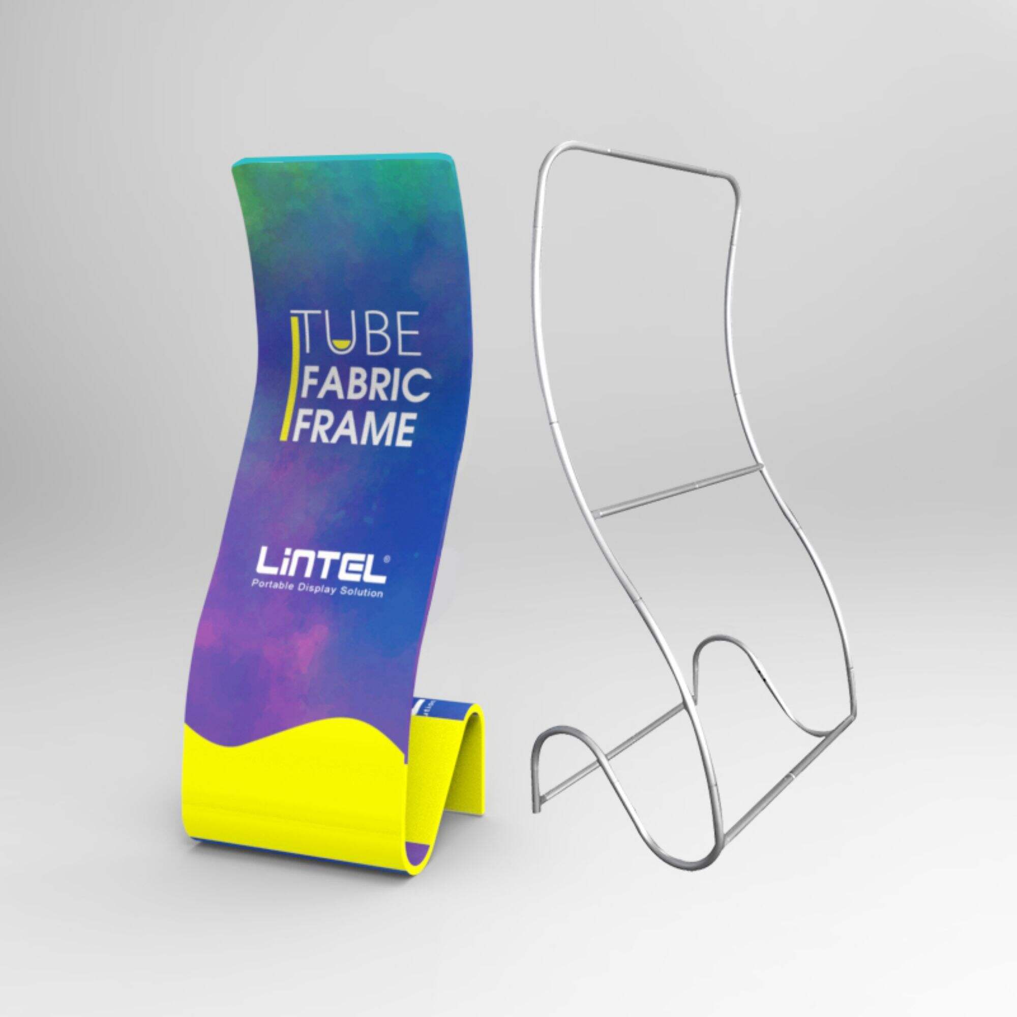 ZE Tube Fabric Snake Display Stand LT-24X2