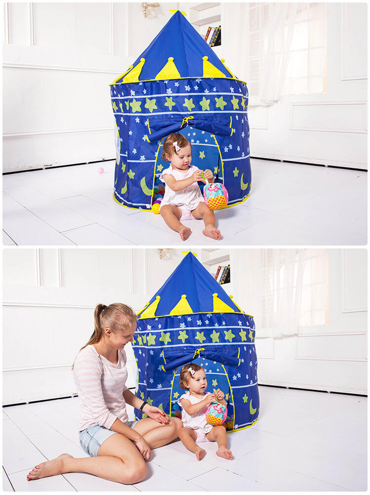 play tent for kids Children's indoor small house toy house outdoor tent game house portable folding princess toy castle supplier