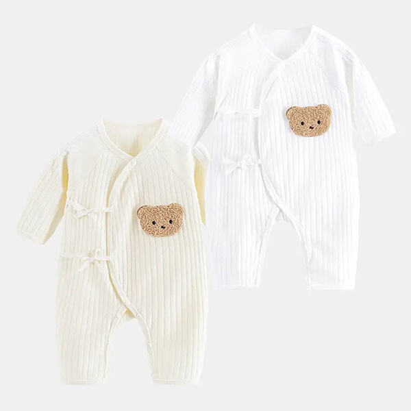 Cozy up your baby in our super soft cotton rompers