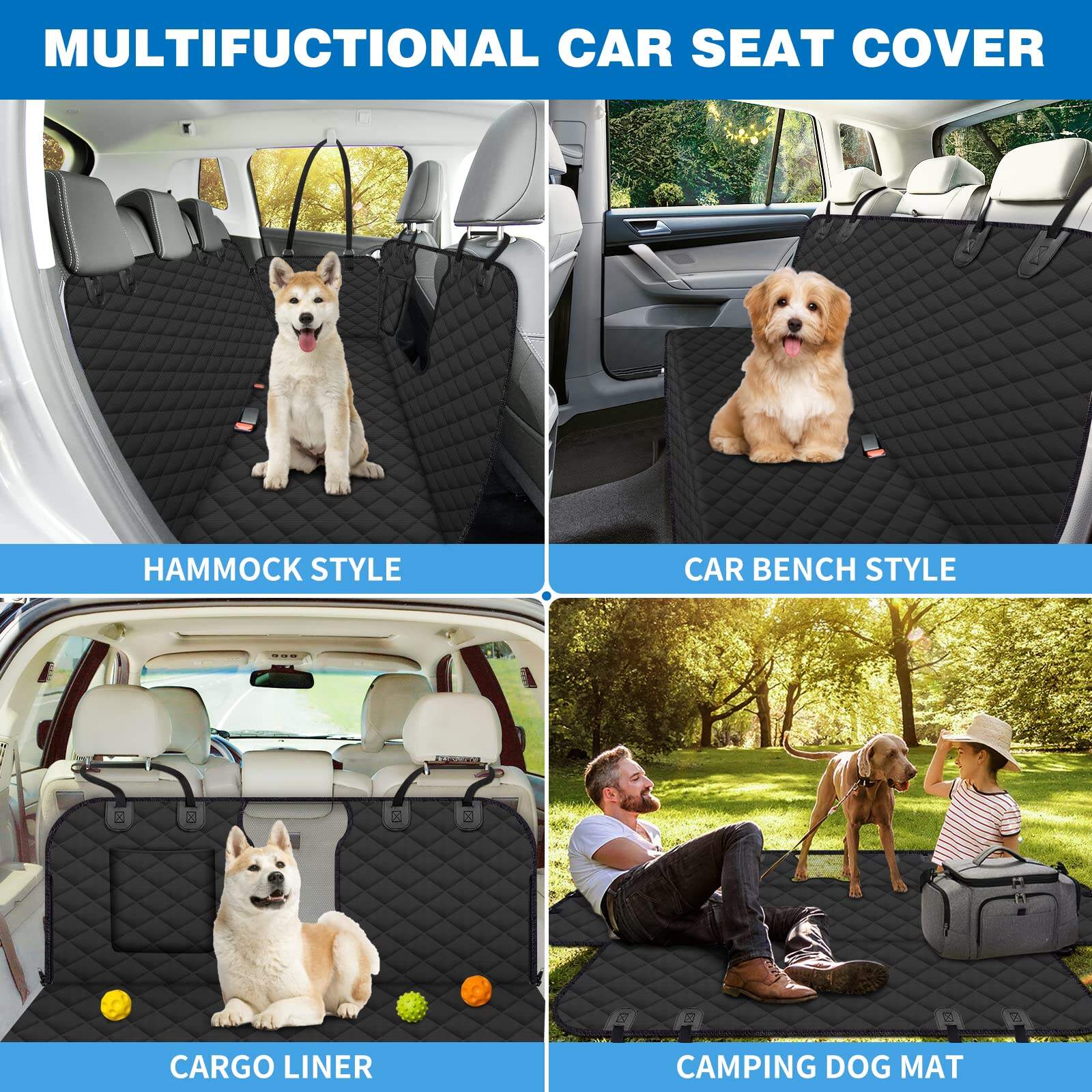 Dog Car Seat Cover Waterproof Dog Seat Covers for Cars Waterproof Dog Seat Covers supplier