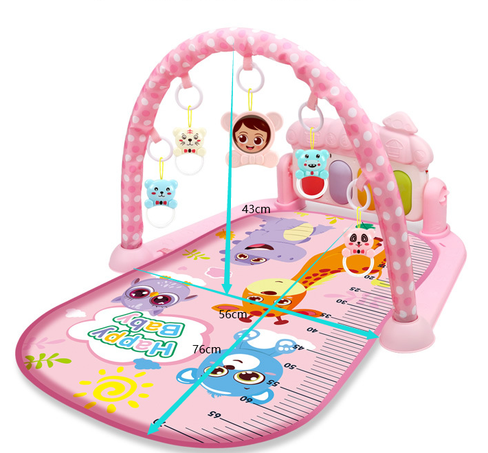 Baby Tummy Time Musical Playmat Music Baby Play Mat Lay and Kids Gym Playmat Fun Piano Boys Girls المورد