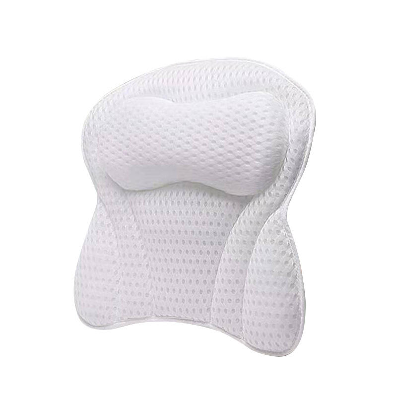 Oreiller de bain complet gris antidérapant de qualité supérieure, coussin de bain gris pour baignoire Spa, matelas d'oreiller pour la fabrication de repose-tête et de cou