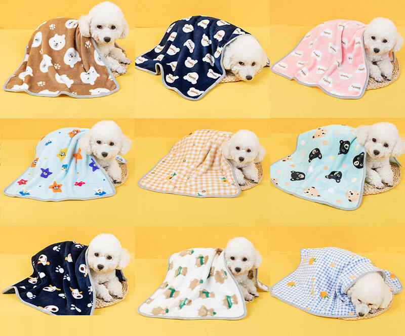 Super Soft Custom Printed Washable Dog Blanket Fluffy Blankets for Dogs details